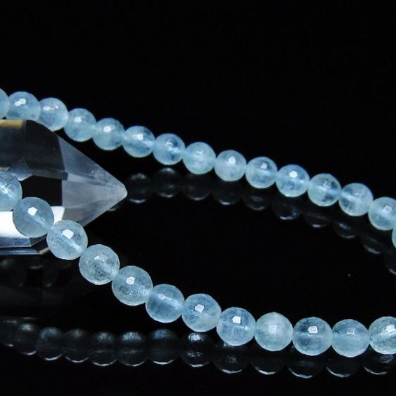 アクアマリン ブレスレット 6mm [T537-15527]