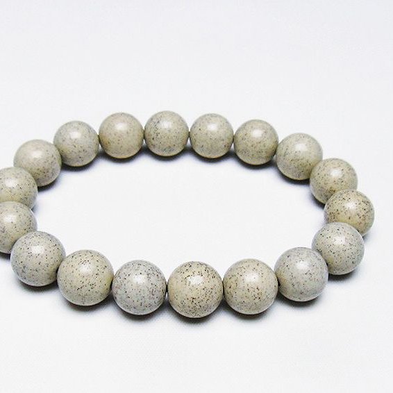 台湾産 北投石 天然ラジウム効果 ブレスレット 12mm [T538-2405]