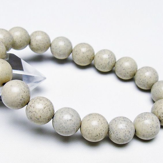 台湾産 北投石 天然ラジウム効果 ブレスレット 12mm [T538-2636]