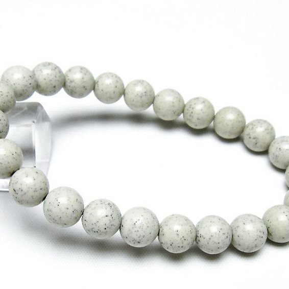 台湾産 北投石 天然ラジウム効果 ブレスレット 9mm [t538-2887]
