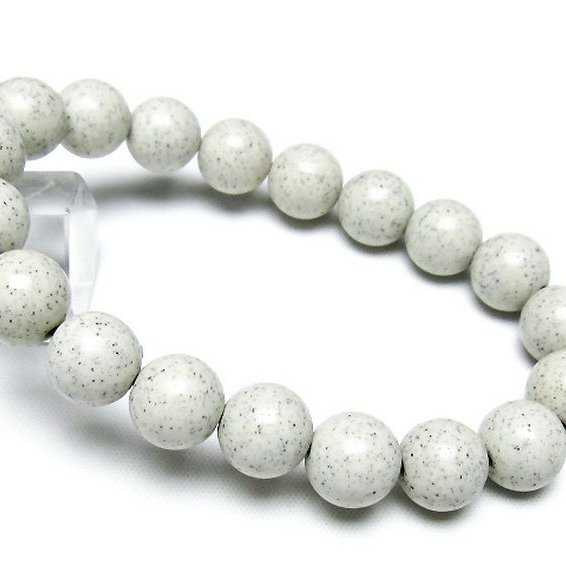 台湾産 北投石 天然ラジウム効果 ブレスレット 11mm [t538-2937]