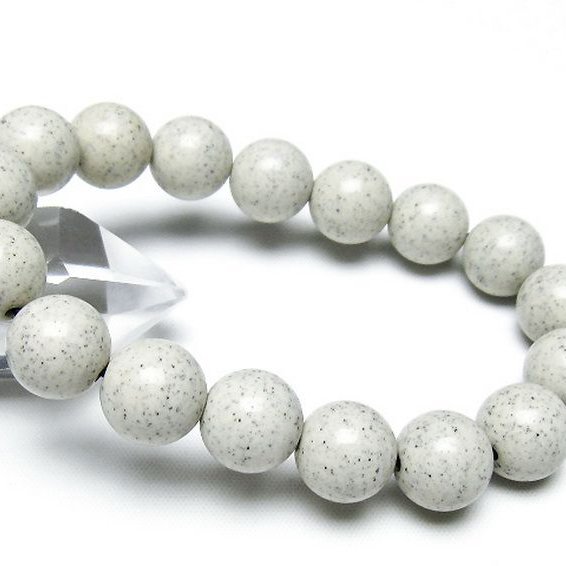 台湾産 北投石 天然ラジウム効果 ブレスレット 12mm [t538-2991]