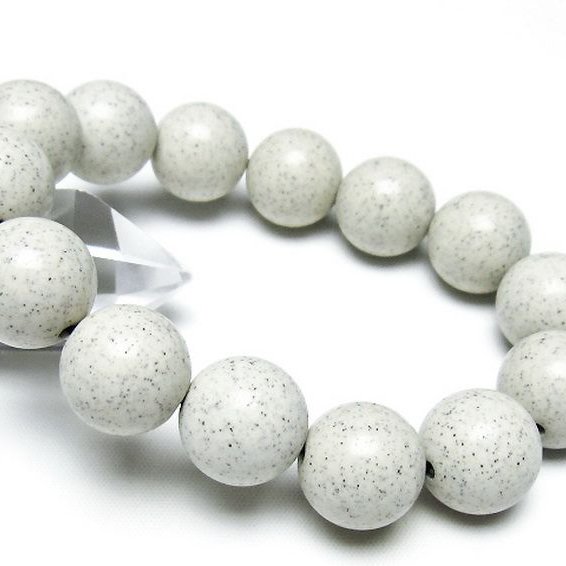 台湾産 北投石 天然ラジウム効果 ブレスレット 16mm [t538-3025]