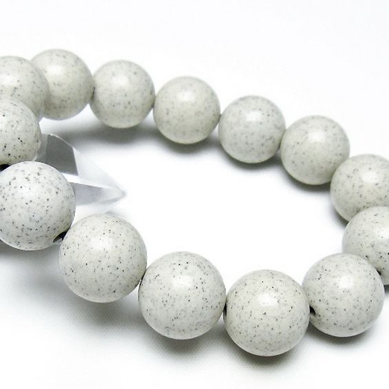 台湾産 北投石 天然ラジウム効果 ブレスレット 16mm [t538-3028]