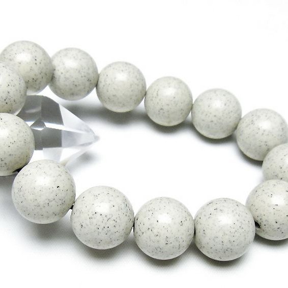 台湾産 北投石 天然ラジウム効果 ブレスレット 16mm [t538-3034]