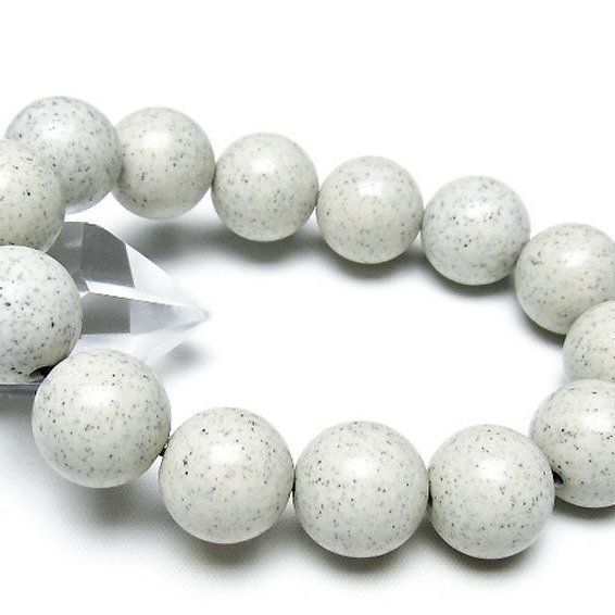 台湾産 北投石 天然ラジウム効果 ブレスレット 16mm [t538-3042]