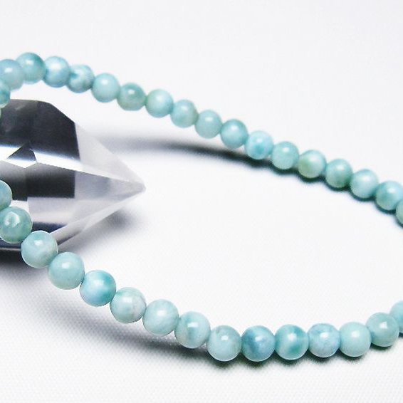 ラリマー ブレスレット 5mm [t54-5587]