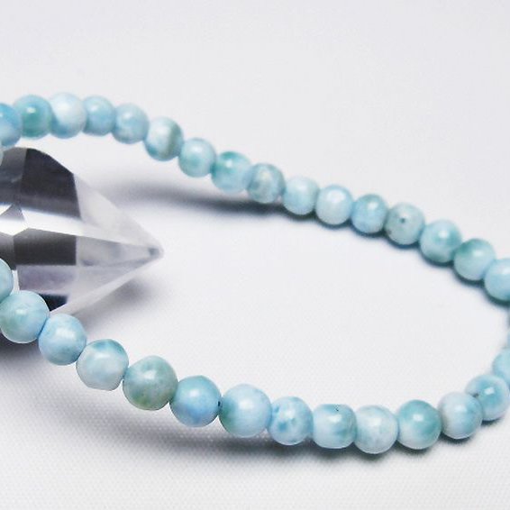 ラリマー ブレスレット 5mm [t54-5851]