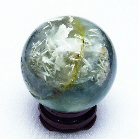 エンジェルフェザー フローライト 原石 ※欠け箇所などあり39mm [T540-2173]