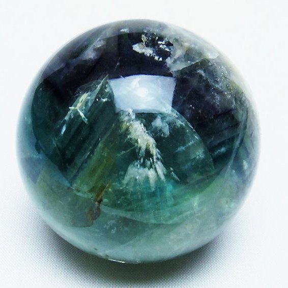 エンジェルフェザーフローライト ファントム入り   丸玉  59mm [T540-2265]