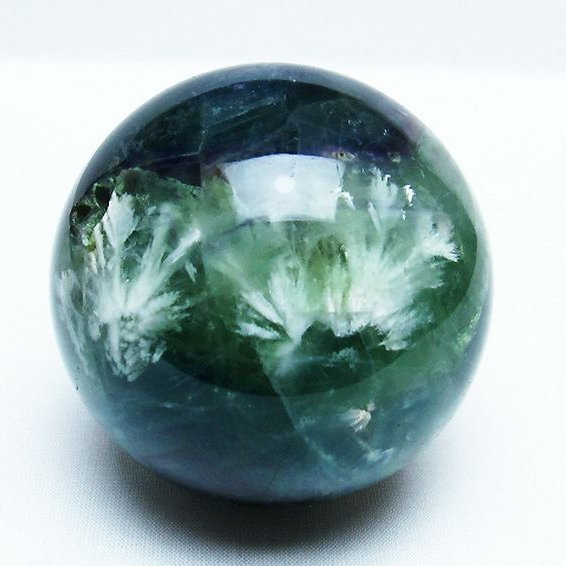 エンジェルフェザーフローライト ファントム入り   丸玉  74mm [T540-2279]