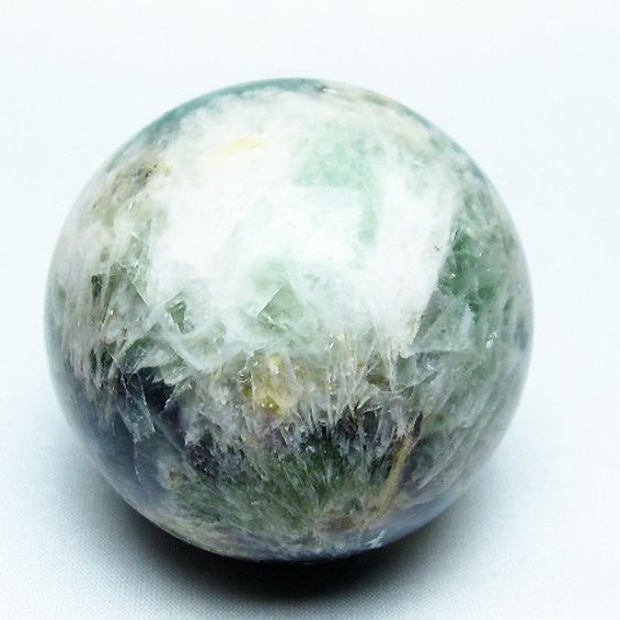 エンジェルフェザー フローライト 丸玉 67mm [T540-2449]