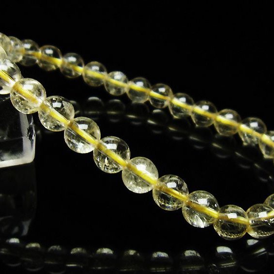 シトリン ブレスレット 6mm [t55-10203]