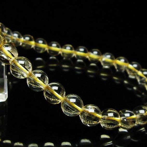 シトリン ブレスレット 6mm [t55-10257]