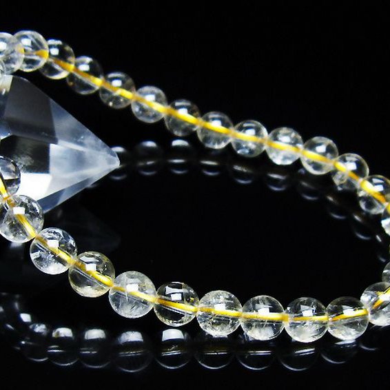 シトリン ブレスレット 6mm [t55-10541]