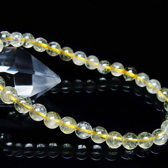 シトリン ブレスレット 6mm [t55-10566]