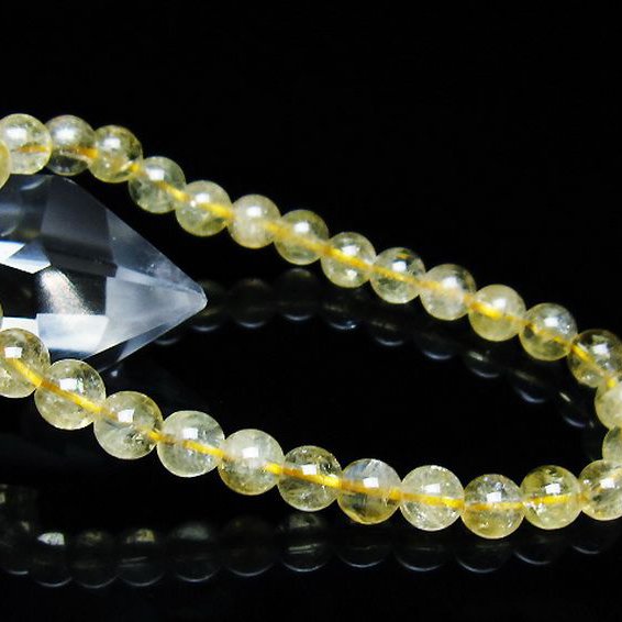 シトリン ブレスレット 6mm [t55-10574]