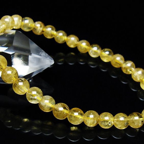 シトリン ブレスレット 6mm [t55-10587]