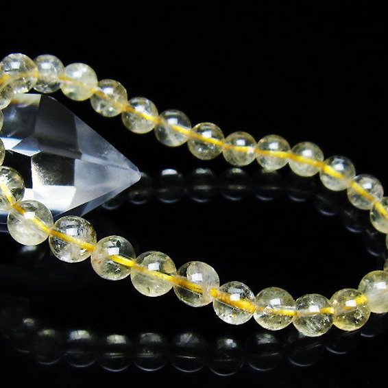 シトリン ブレスレット 6mm [t55-10597]