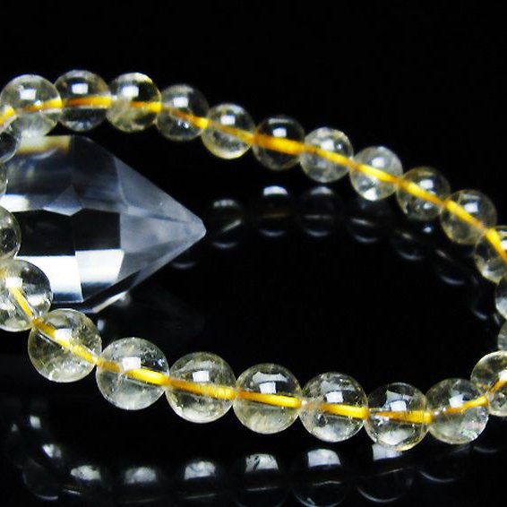 シトリン ブレスレット 8mm [t55-10611]