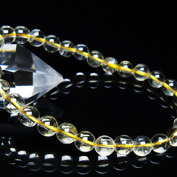 シトリン ブレスレット 6mm [t55-10620]