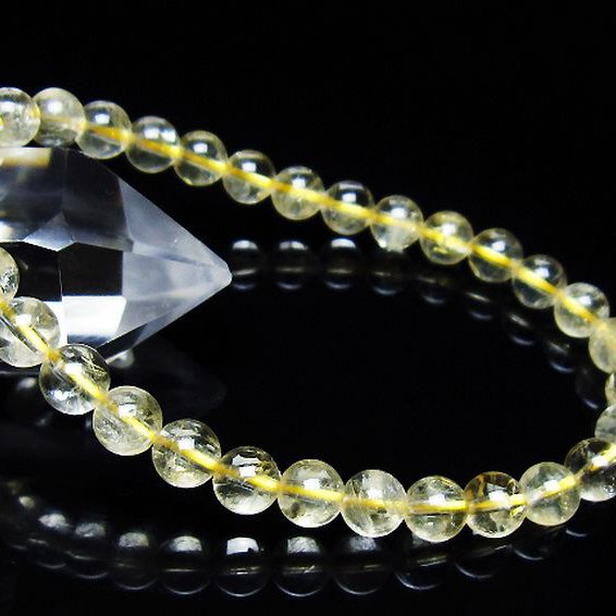 シトリン ブレスレット 6mm [t55-10622]