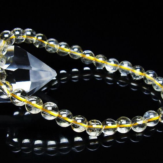 シトリン ブレスレット 6mm [t55-10624]