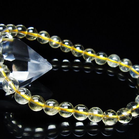 シトリン ブレスレット 6mm [T55-10625]
