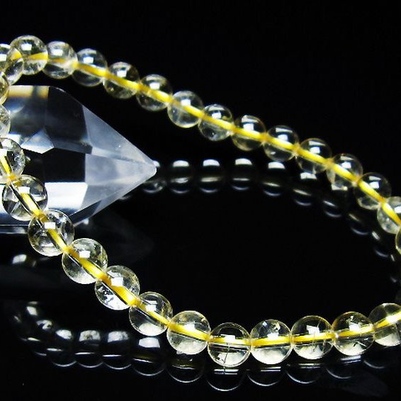 シトリン ブレスレット 6mm [t55-10626]