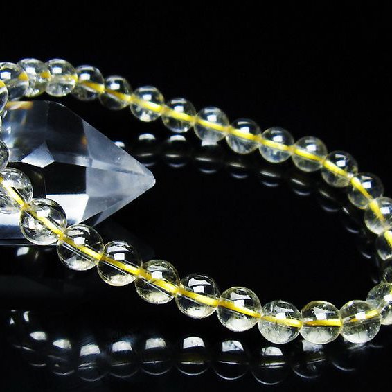 シトリン ブレスレット 6mm [t55-10640]