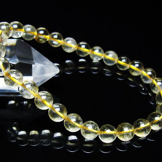 シトリン ブレスレット 7mm [t55-10654]