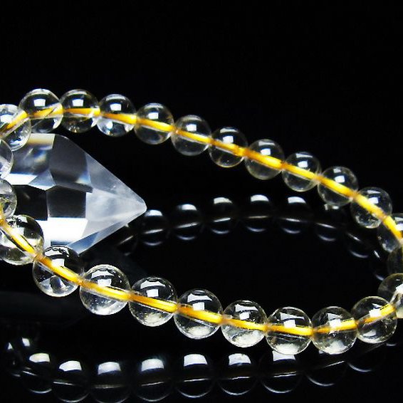 シトリン ブレスレット 8mm [T55-10656]