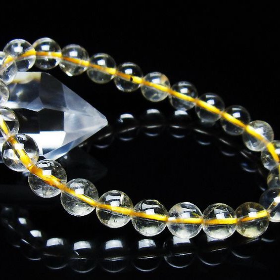 シトリン ブレスレット 8mm [T55-10658]