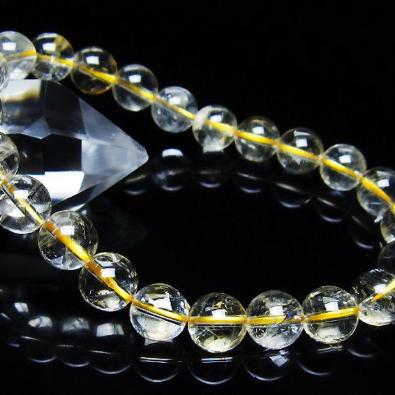 シトリン ブレスレット 8mm [t55-10677]