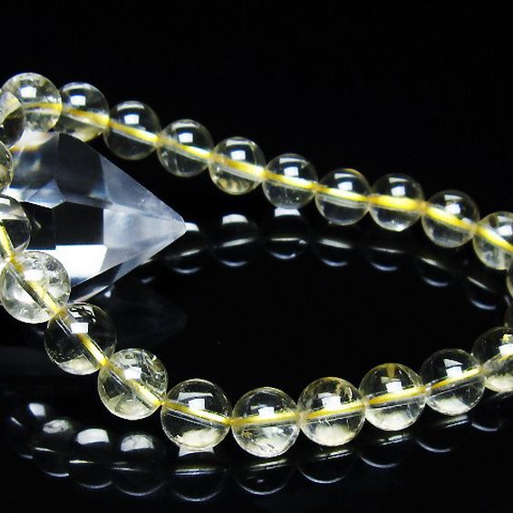 シトリン ブレスレット 8mm [t55-10681]
