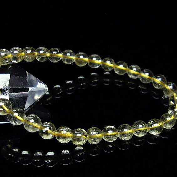 シトリン ブレスレット 6mm [T55-9697]
