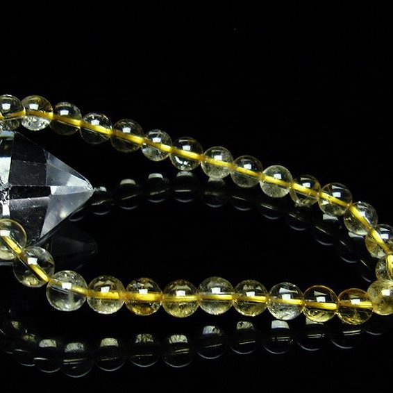 シトリン ブレスレット 6mm [T55-9714]