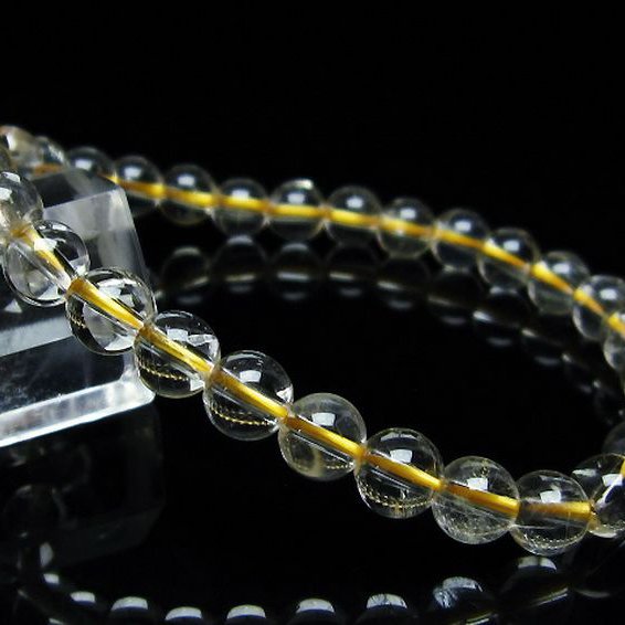 シトリン ブレスレット 6mm [t55-9924]