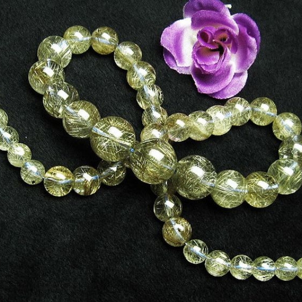 プラチナ入水晶 ネックレス 14mm [T558-30]   