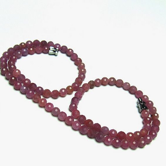 ルビー ネックレス 5mm [t561-1816]