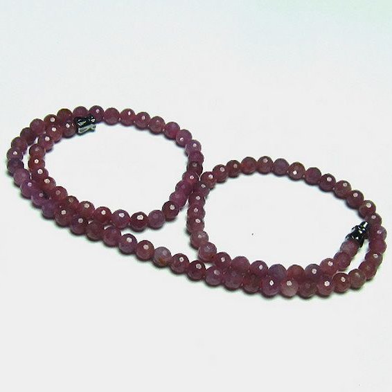 ルビー ネックレス 5mm [t561-1839]