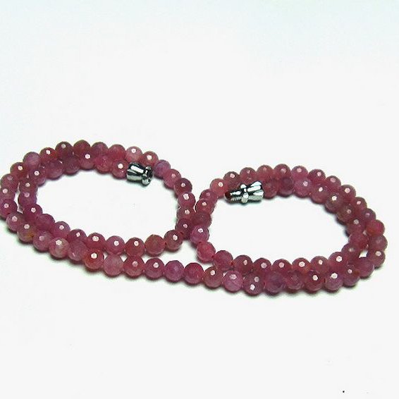 ルビー ネックレス 5mm [T561-1884]