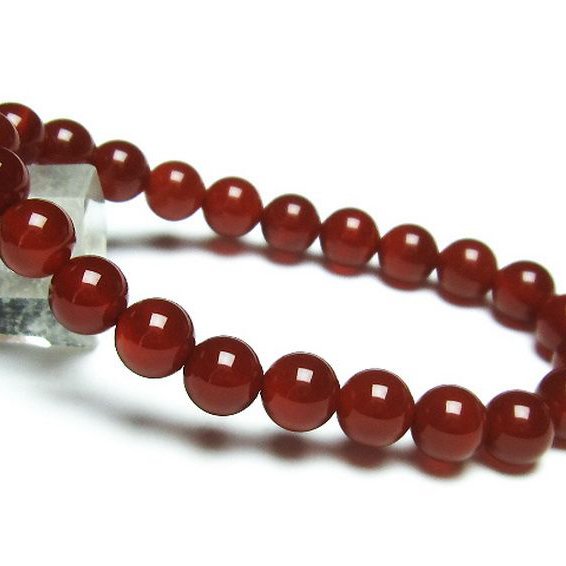 赤アゲート ブレスレット 8mm [t57-6430]