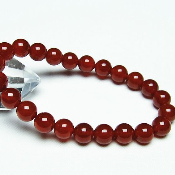 赤アゲート ブレスレット 8mm [t57-6683]