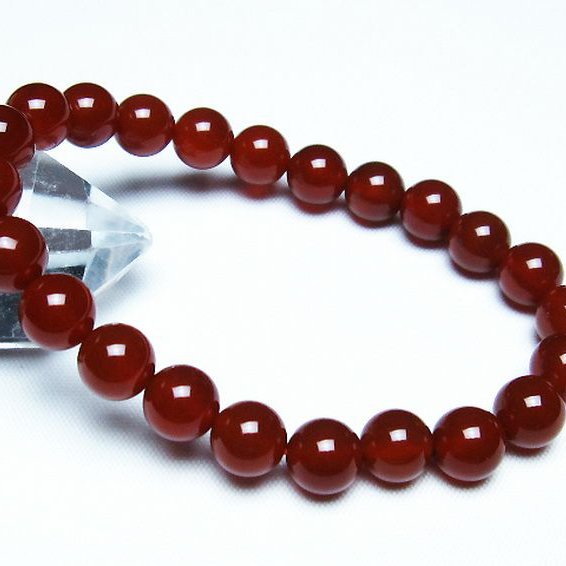 赤アゲート ブレスレット 8mm [t57-6925]