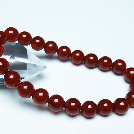 赤アゲート ブレスレット 8mm [t57-7078]