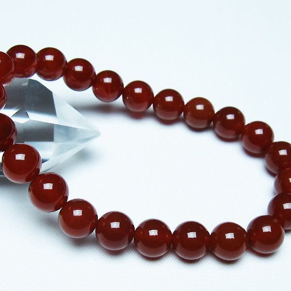 赤アゲート ブレスレット 8mm [t57-7087]