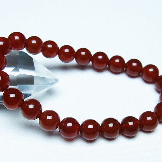 赤アゲート ブレスレット 8mm [t57-7100]