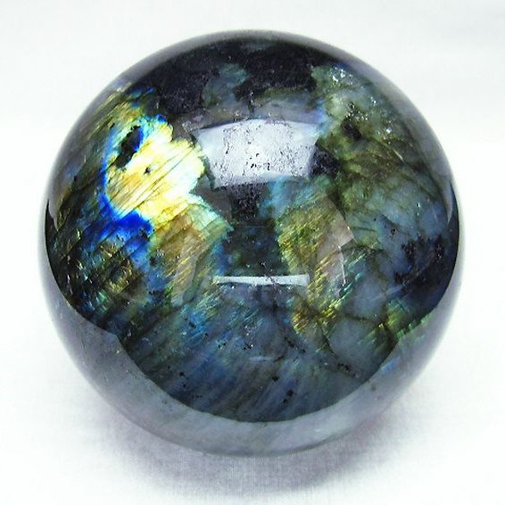 ラブラドライト 丸玉 90mm [T571-3476]