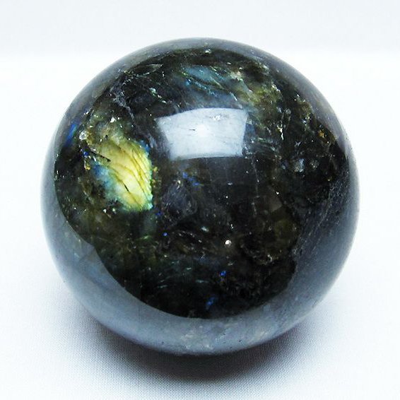 ラブラドライト 丸玉 81mm [T571-4244]